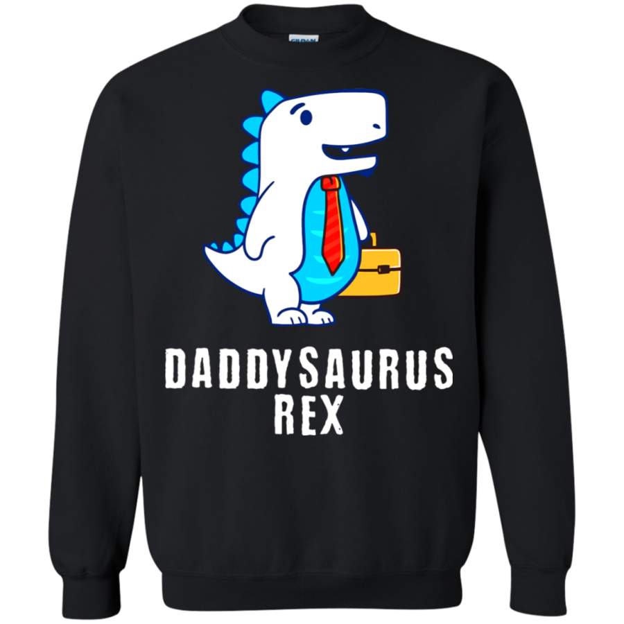 AGR Daddysaurus Rex Papasaurus Funny Dinosaur Sweatshirt