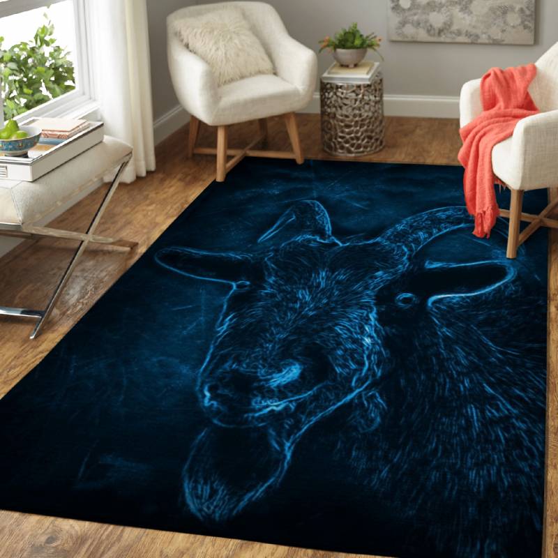 Goat II – Animals Area Rug Carpet