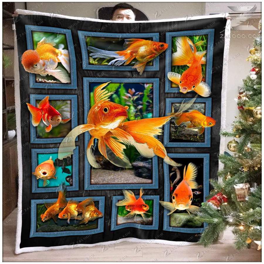 Zalooo – Fish Blanket – Cute Gold Fishes