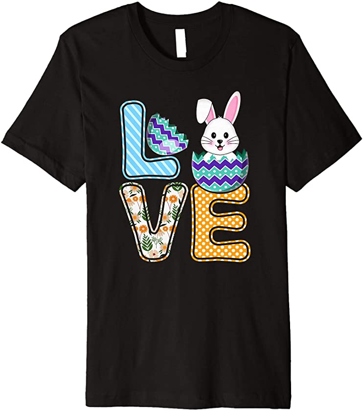 Love Easter Bunny Egg Cute Bunny Costume For Kids and Adults Premium T-Shirt