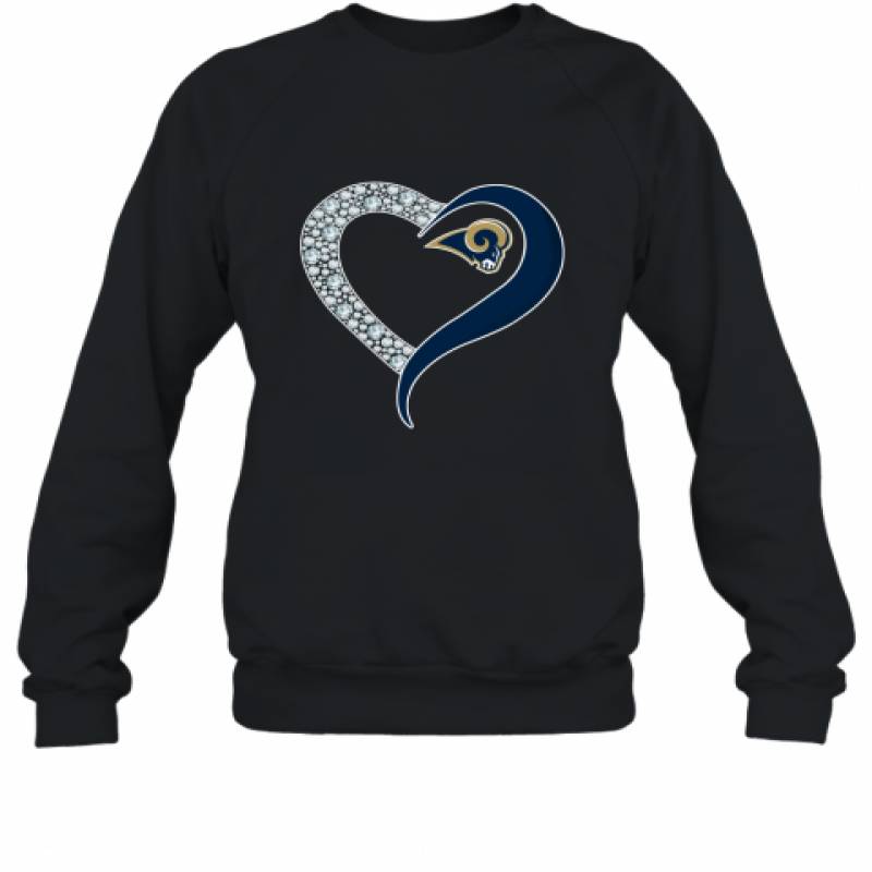 Diamond Los Angeles Rams Heart shirt Sweatshirt