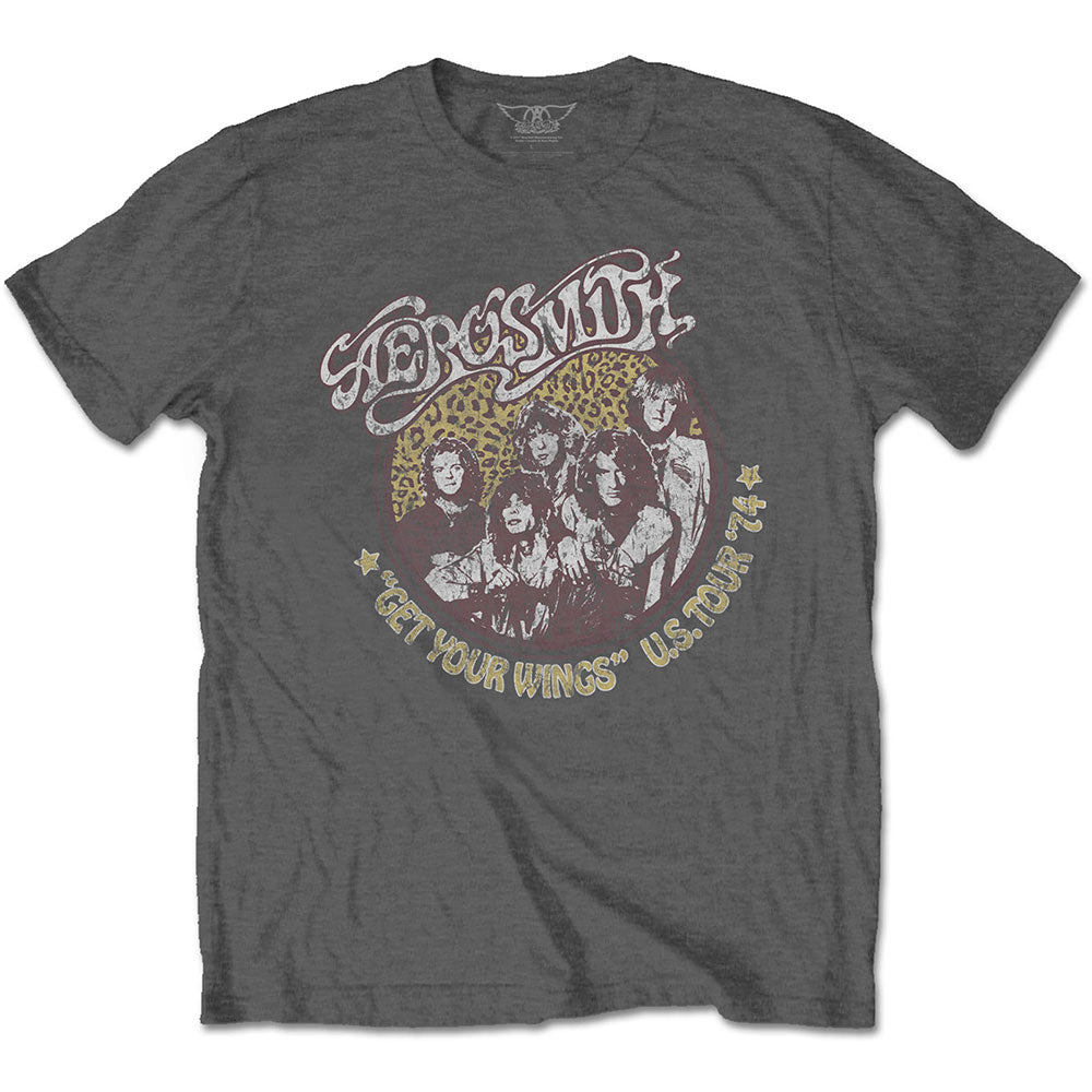 Aerosmith Unisex Tee: Cheetah Print