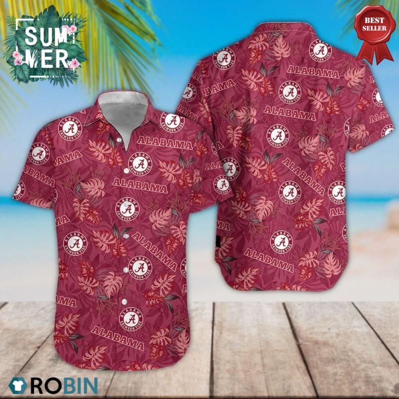 Alabama Crimson Tide Aloha Hawaii Shirt Ha84545