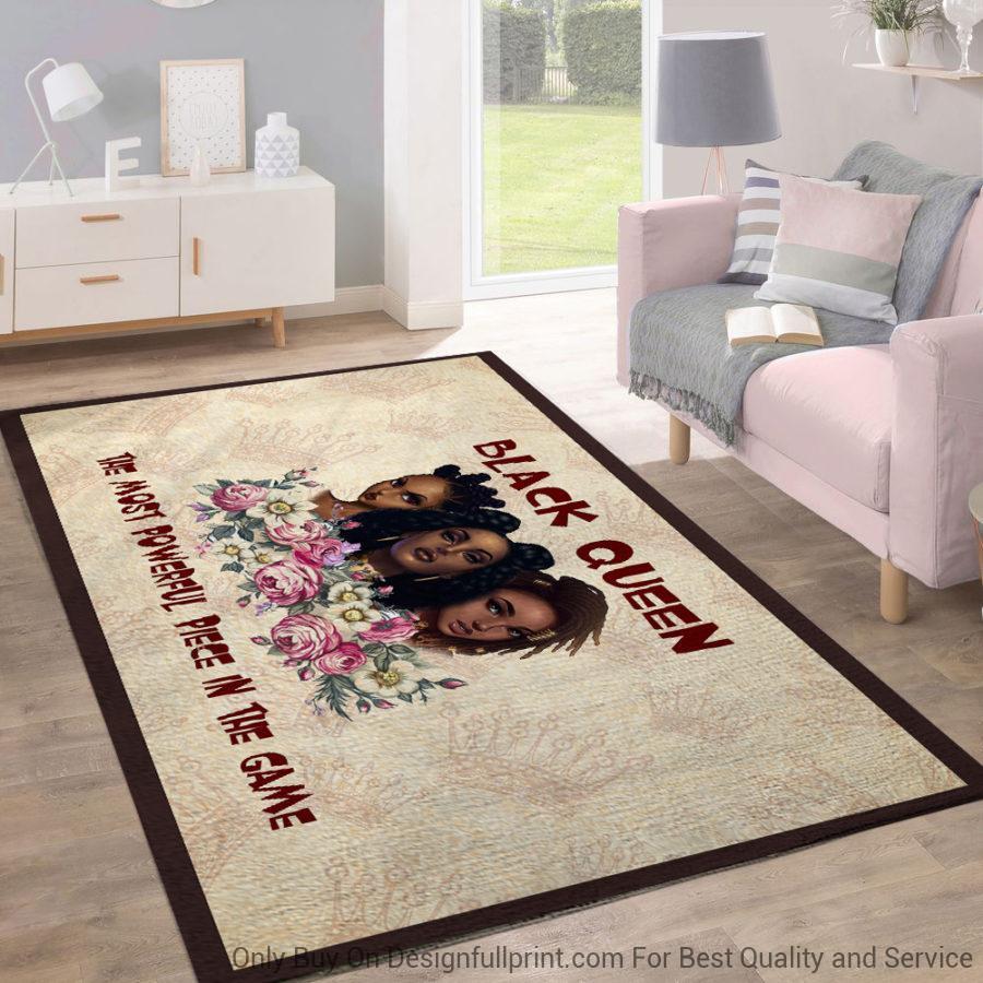 Black American Gift The Most Powerful Black Queens Rug Ln Black Power Movement History Black Pride