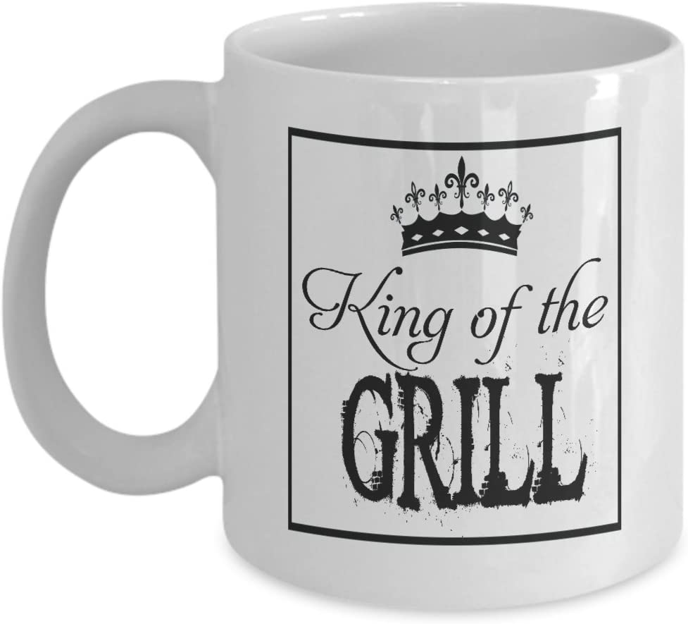 Fathers Day Mug, Fathers Day Gift, Fathers Day Grilling, Fathers Day Coffee Mug, King Of The Grill Mug, Dad Mug Daddy Mug Dad Gifts Birthda