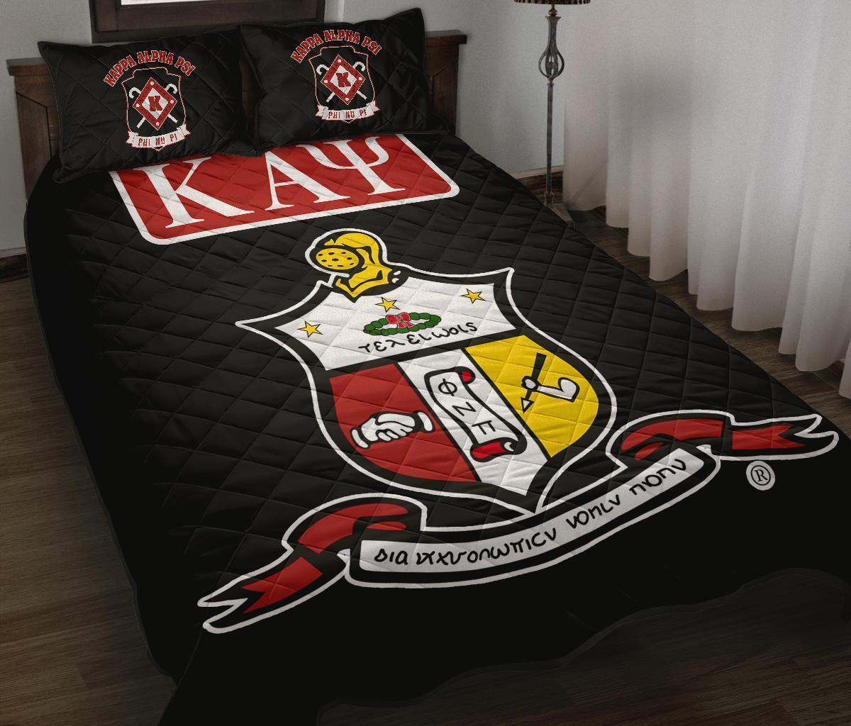 Kappa Alpha Psi Quilt Bed Set