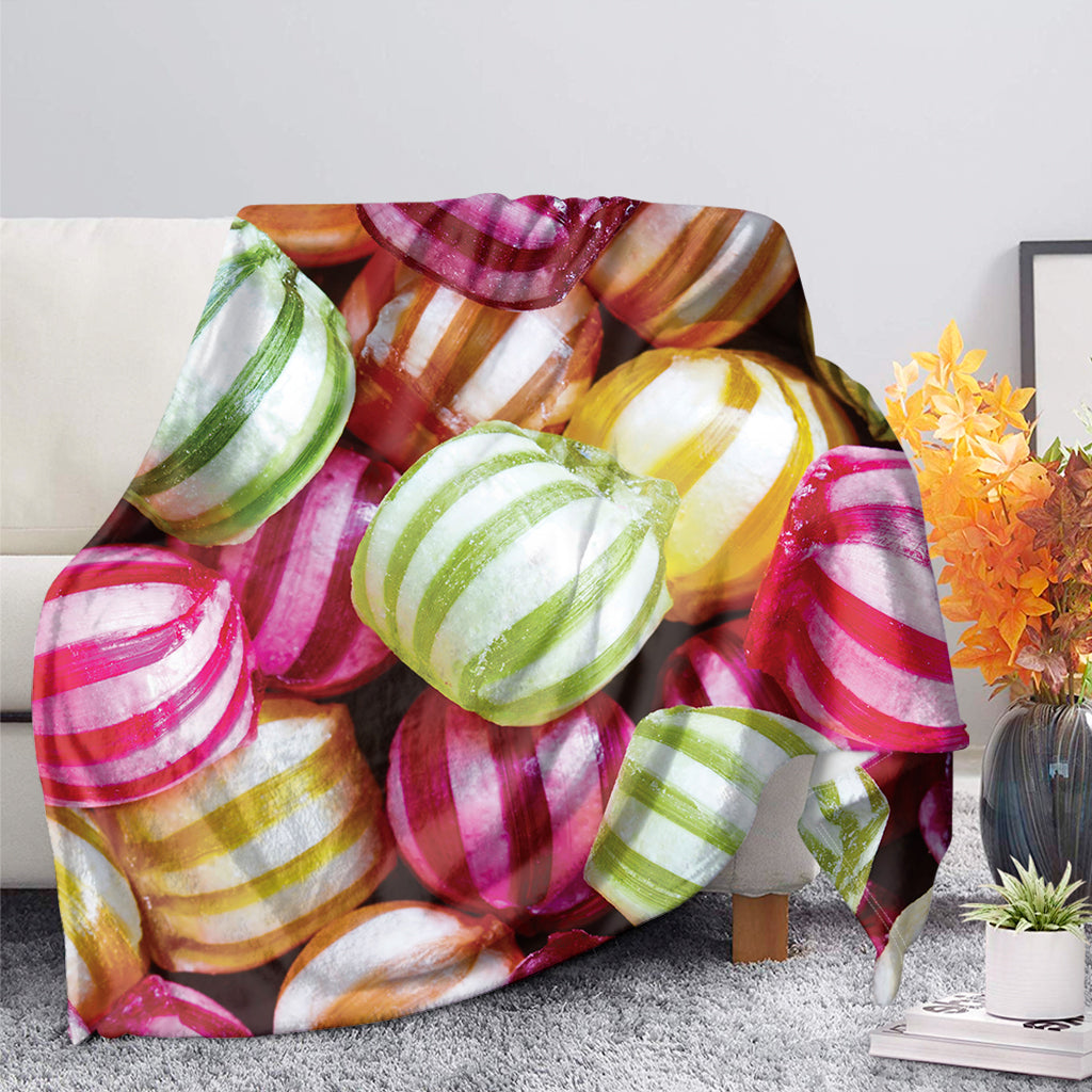 Colorful Candy Ball Print Blanket