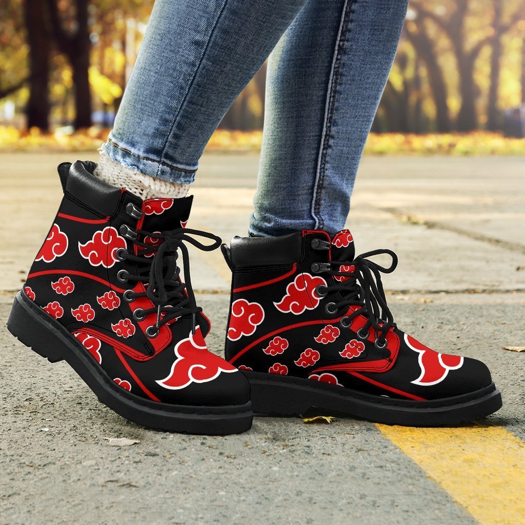 Akatsuki Boot Shoes Custom For Naruto Anime Fan