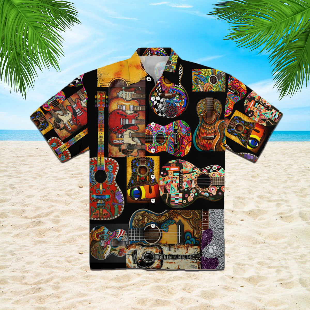 Classic Guitar Hawaii Shirt For Men And Women Ha21284