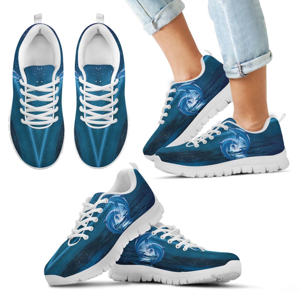 Dolphin Blue Sneakers – 23Kkanm