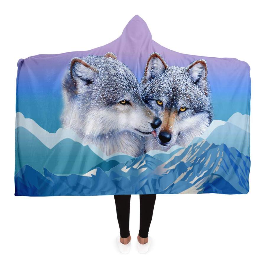 Wolf’s Kiss Hoodie Blanket