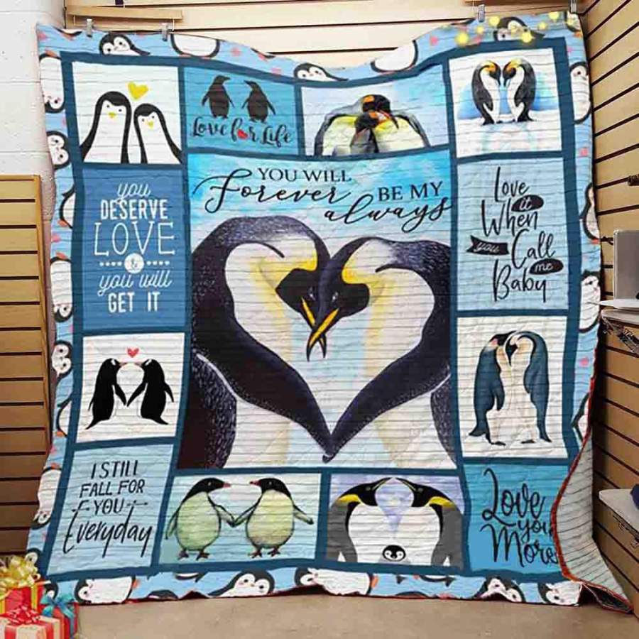 MP0310 – Penguin – You Will Be Mine Forever – Quilt