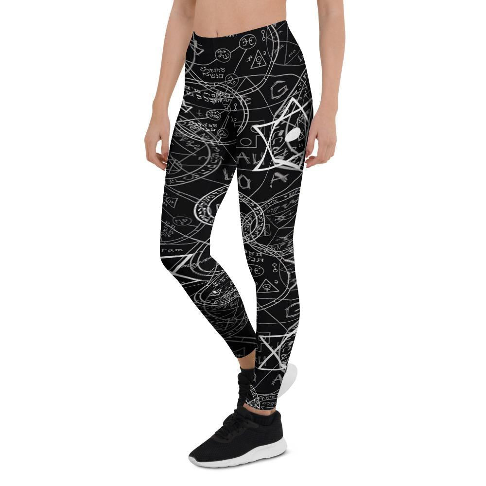 Pentagram Gothic Witch Women’S Leggings – Jnc-products Store