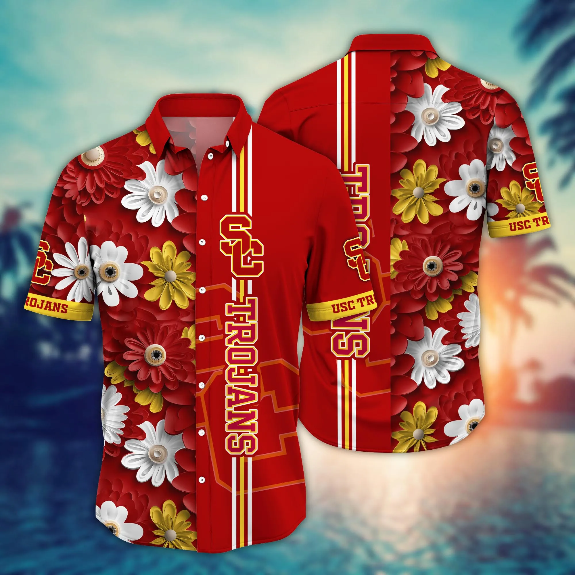 Usc Trojans NCCA Hawaiian Shirt Blistering Aloha Shirt