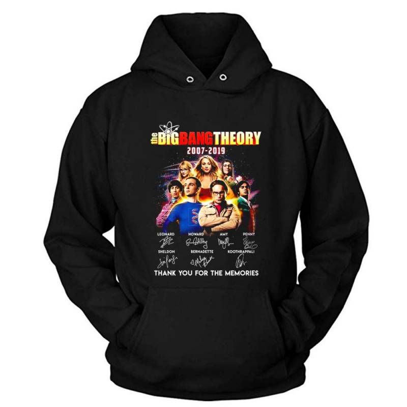 The Bigbang Theory 2007-2019 Thank You Full Cast Unisext-shirt Hoodie