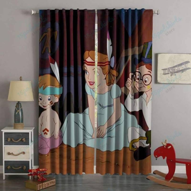 3D Printed Peter Pan Style Custom Living Room Curtains