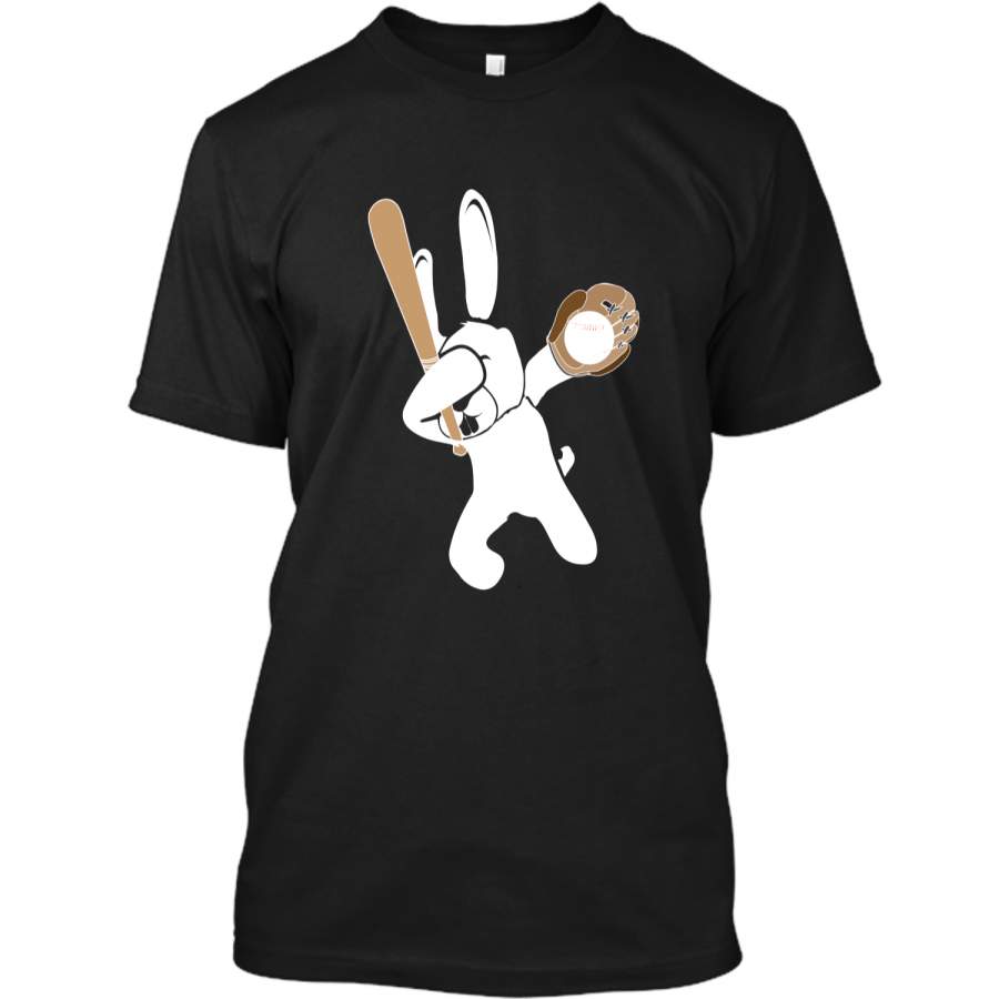 Dabbing Hip Hop Bunny Easter Shirt Dab Baseball Rabbit Dance Custom Ultra Cotton