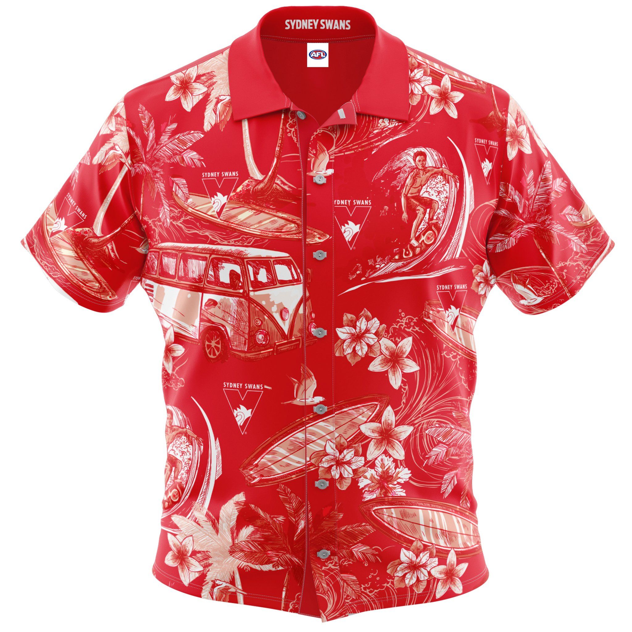 Afl Sydney Swans Hawaii Shirt Ha98683