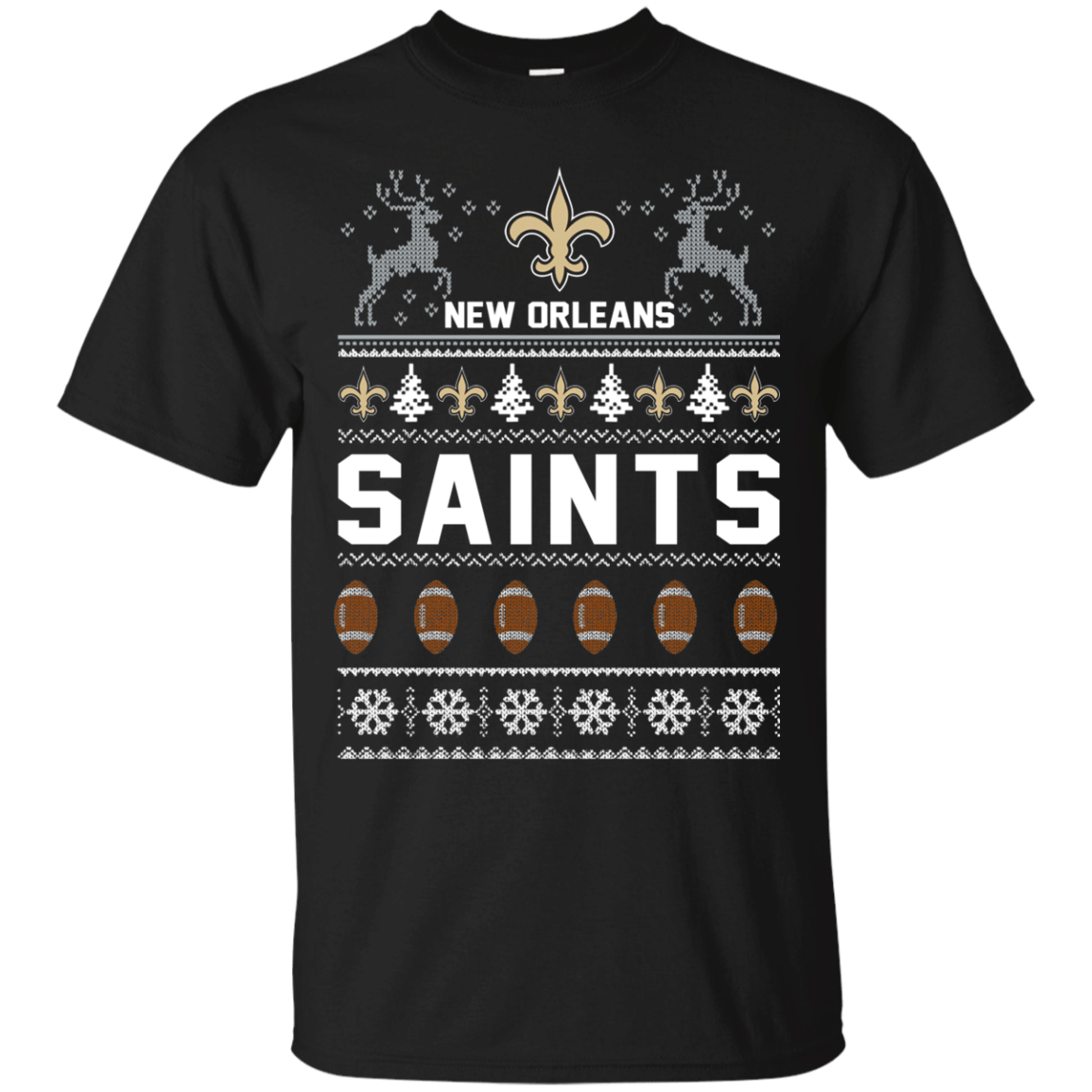 Check out this awesome New Orleans Saints Ugly Christmas T shirt