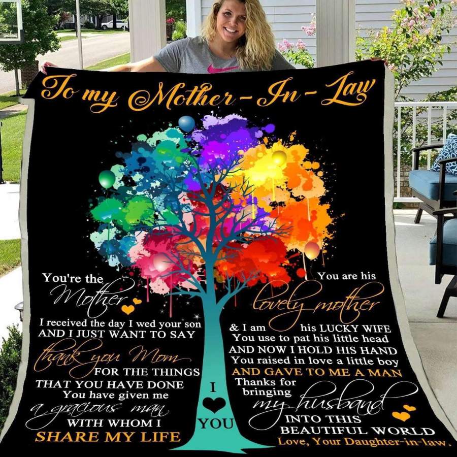 Blanket Gift For Mother-In-Law You Are The Mother