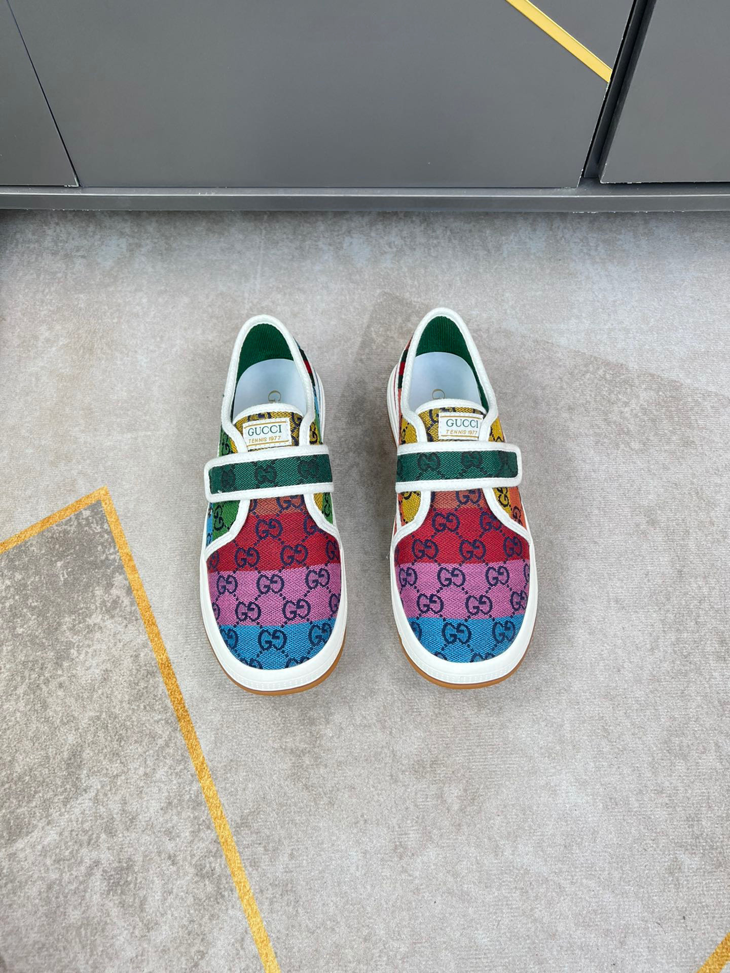 Gucci Tennis 1977 Sneaker Multicolor Orignal GG canvas, Men SNK482357769