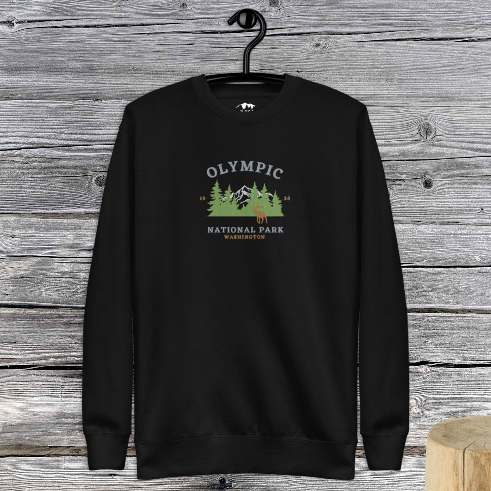 Olympic National Park Embroidered Halloween Sweatshirt 2D Crewneck Sweatshirt All Over Print Sweatshirt For Women Sweatshirt For Men Sws3012