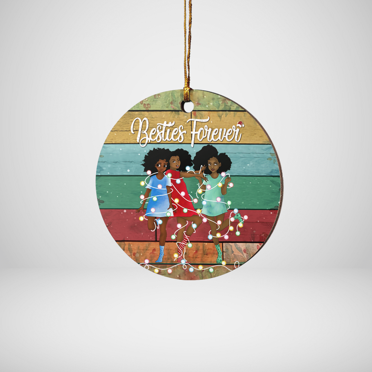 Besties Forever Christmas Ornament Christmas Ornament Best Friend Ornament Home Decor