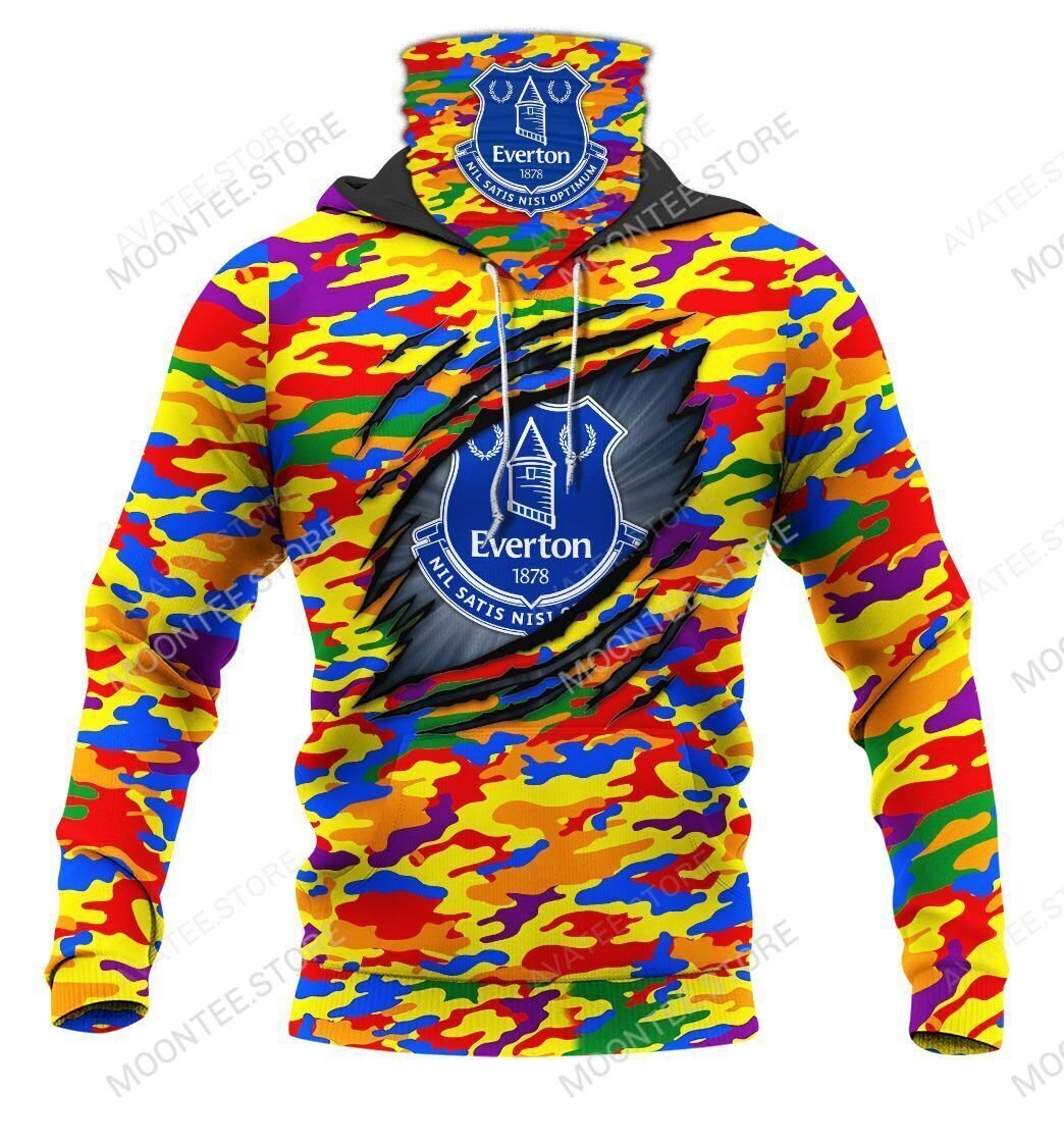 08Everton006 | Color Camouflage | CUSTOMIZE YOUR NAME & NUMBER | HOT SALE 3D PRINTED