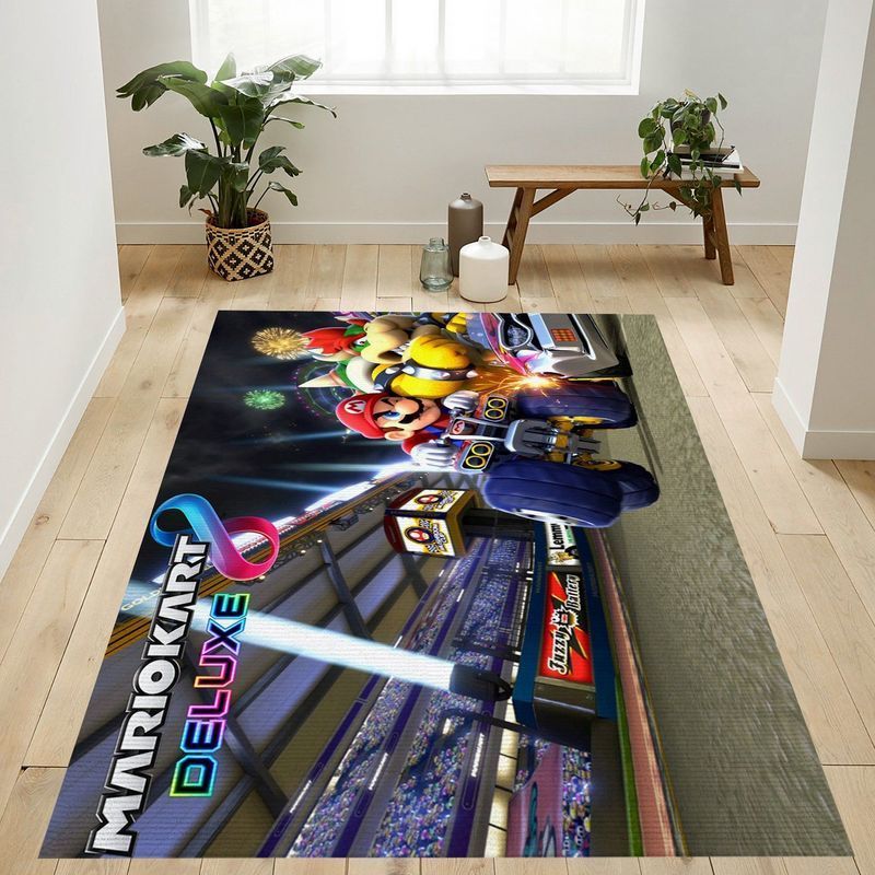 Super Mario 60 Area Rug Living Room And Bed Room Rug Gift Us Decor