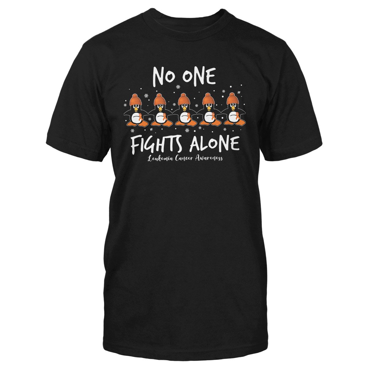 No One Fight Alone Penguin Leukemia Awareness Ez25 2812 Classic T-Shirt