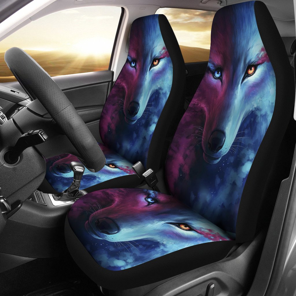 Wolf Of Galaxy Art Animals Fantasy Car Seat Cover