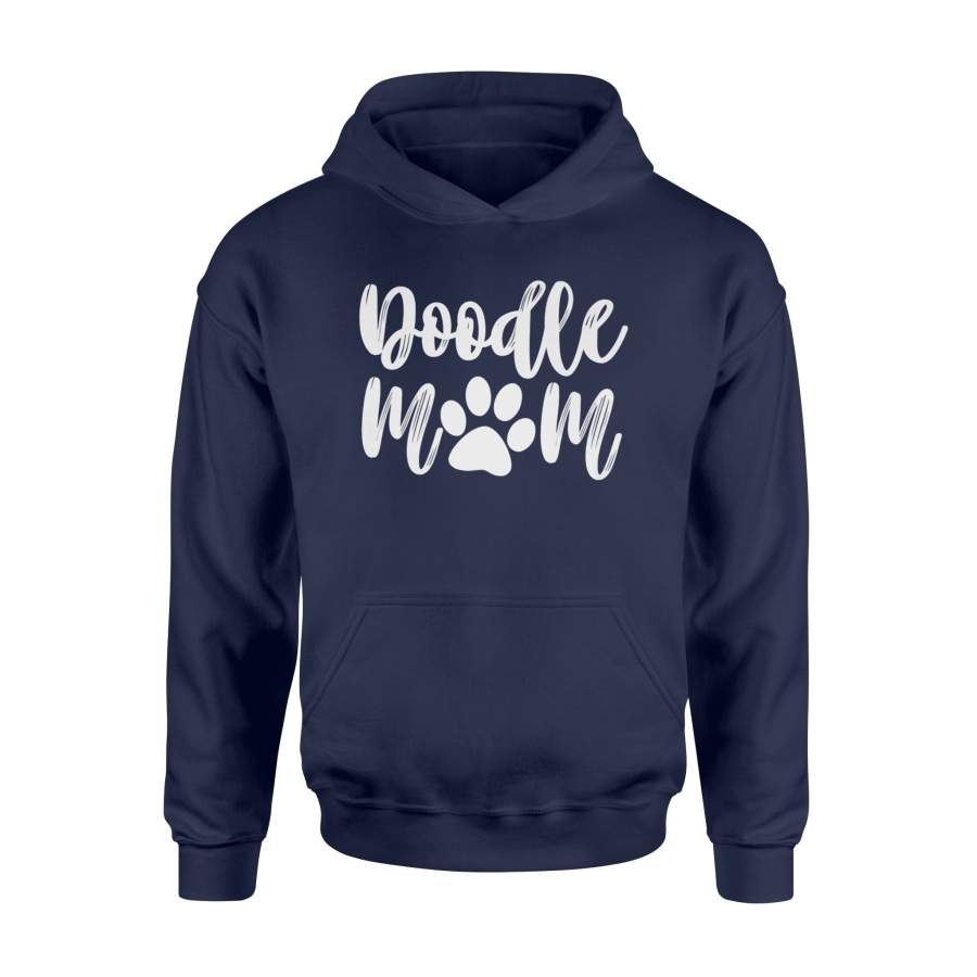 Doodle Mom Paw Print Goldendoodle Sheep Dog Puppy Mama Hoodie