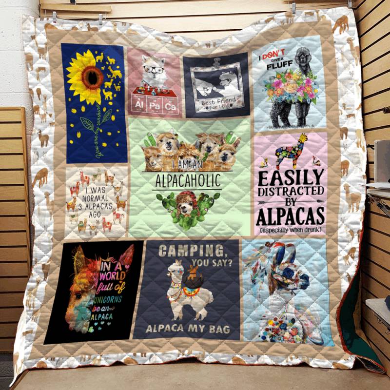 Alpaca Animal LAK1 Quilt