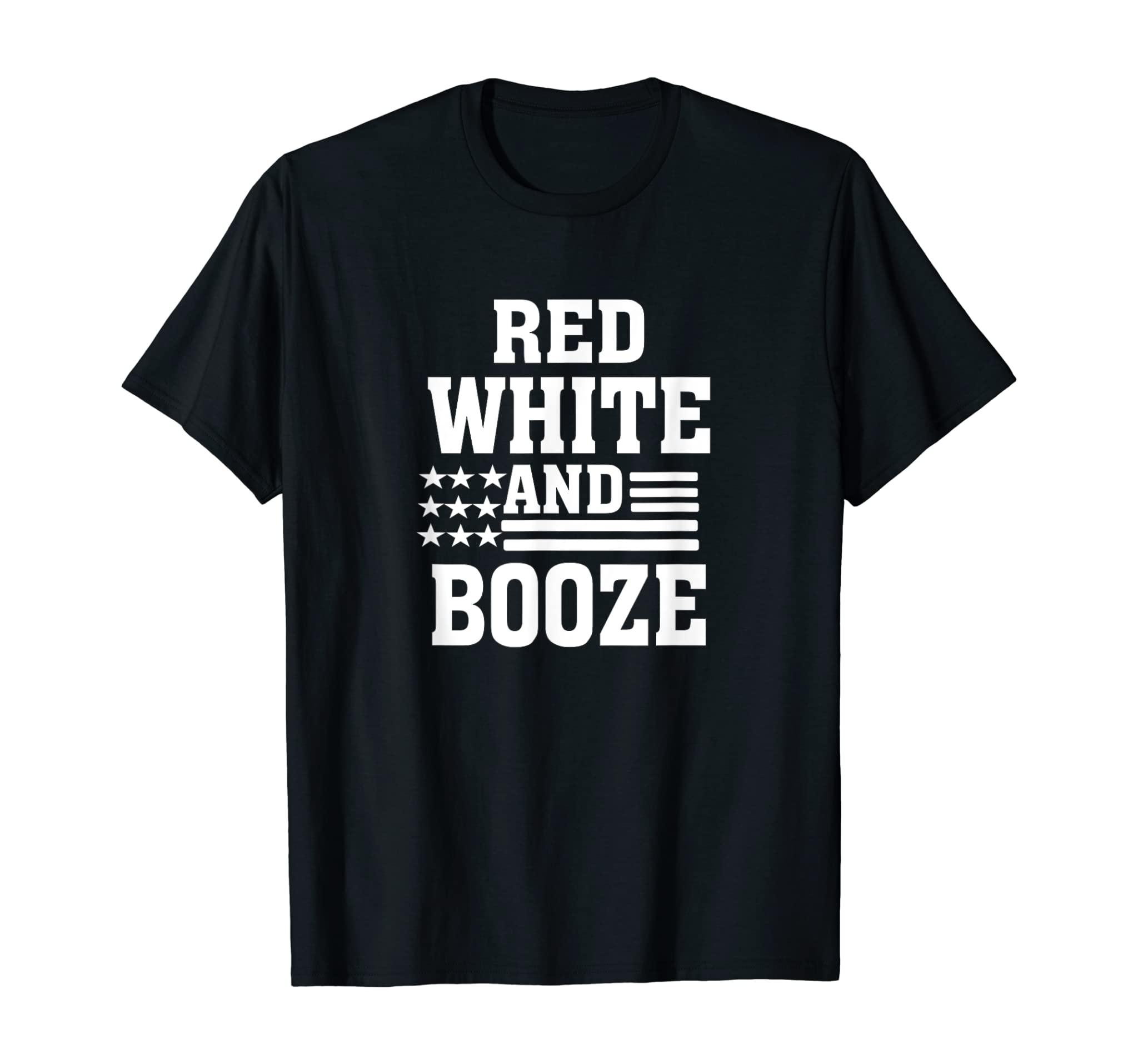 Red White and Booze | Independence Day Drinking Apparel T-Shirt