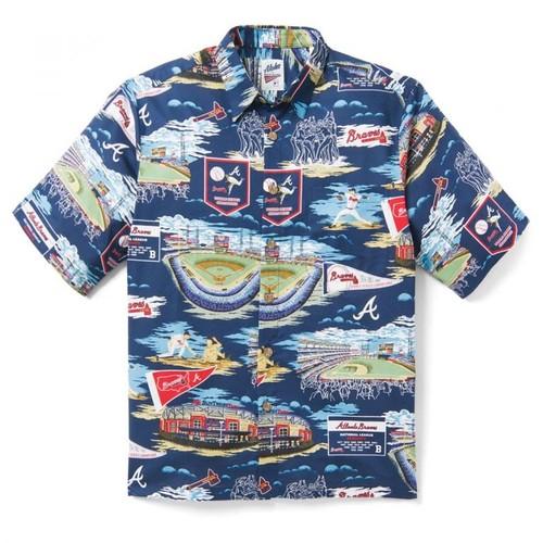 Atlanta Braves Scenic Hawaiian Shirt | For Men & Women | Adult | Hw6388