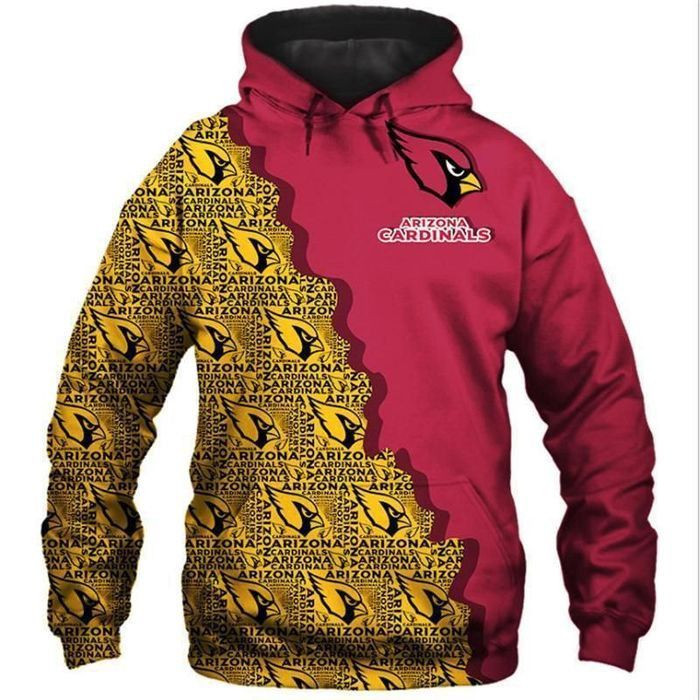 Arizona Cardinals Hooded 96 Unisex 3D Hoodie Gift For Fans