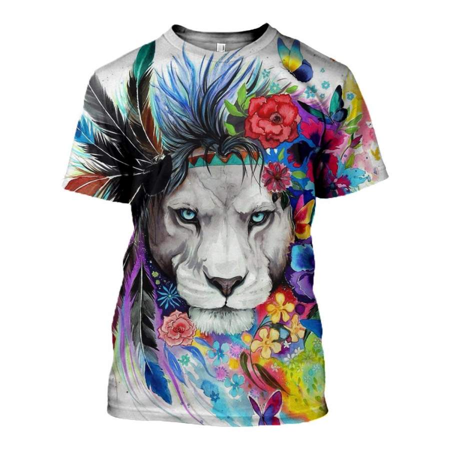 3D All Over Printed Lion Tops