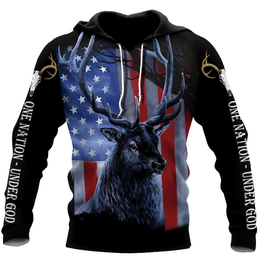 American Deer hoodie for men and women TP