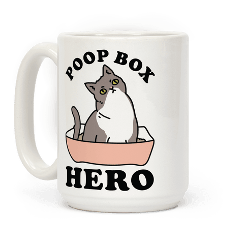 Poop Box Hero Coffee Mug