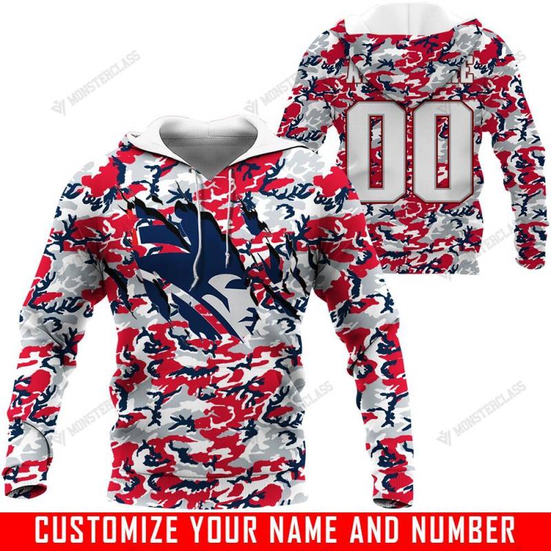 New England Patriots – Camo v2 – CUSTOMIZE NAME AND NUMBER – HOT SALE 3D PRINTED – NOT IN STORE