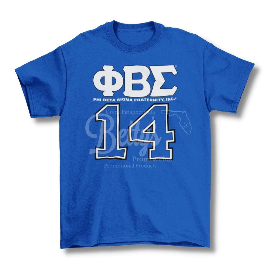 Phi Beta Sigma Φβς 14 Screen Printed T-Shirt