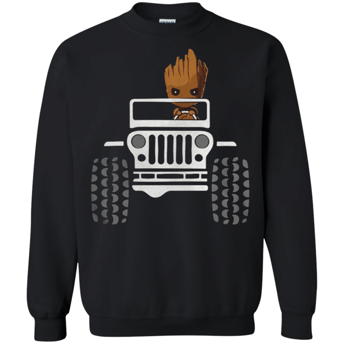 Baby Groot drive Jeep shirt Sweatshirt