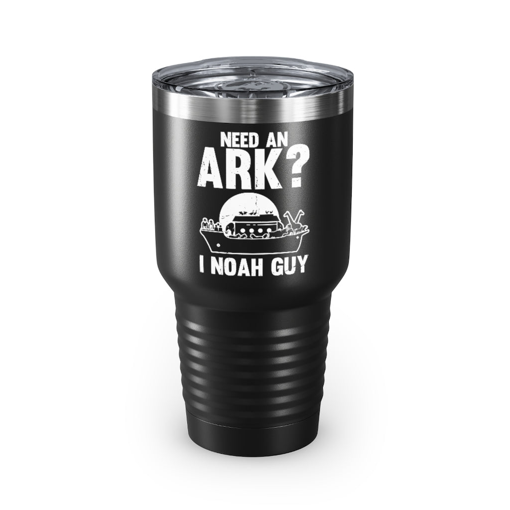 30Oz Tumbler Stainless Steel Colors Hilarious Noah Ark Priesthood Enthrone Catholic Church Pun Humorous Christianity Blessing Story Humor Saying