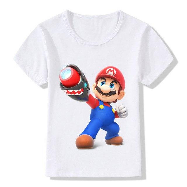 17 Dabbing Super Mario Kids T-shirts