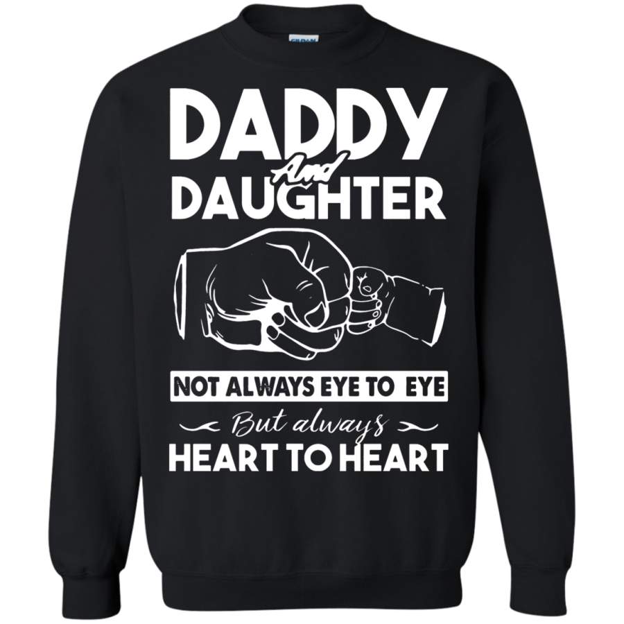 AGR Daddy And Daughter But Always Heart To Heart Sweatshirt