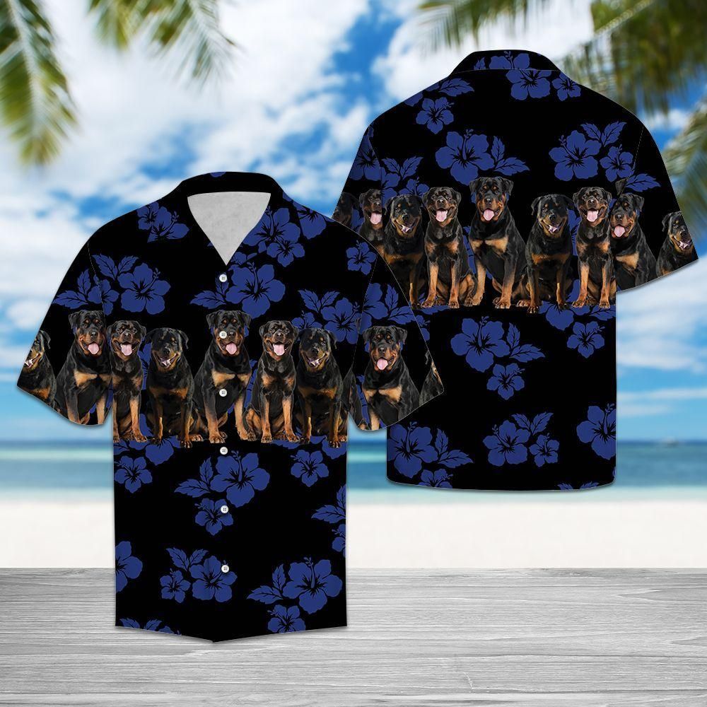 Rottweiler Aloha Hawaii Shirt Colorful Short Sleeve Summer Beach Casual For Men And Women Ha17900