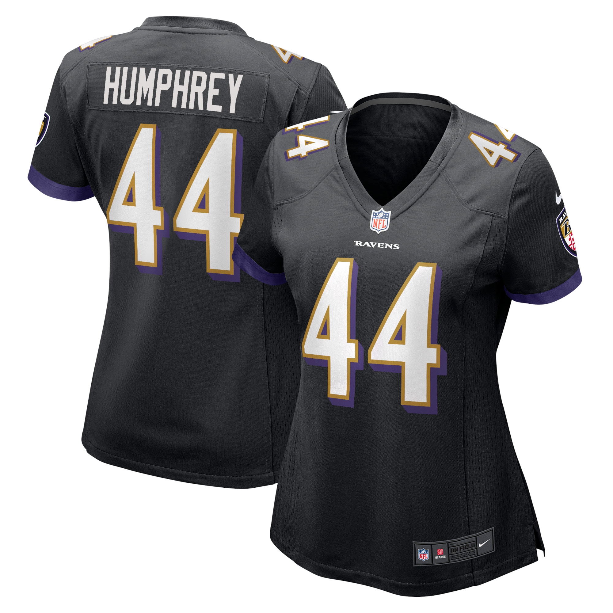 Marlon Humphrey Baltimore Ravens Women's Game Jersey – Black