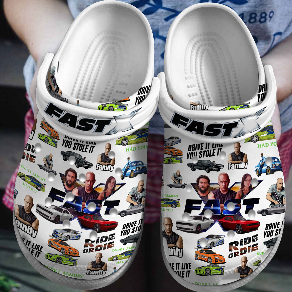 Fast And Furious Movie Crocss Clogs For Men Women And Kid Crs-Faf-Hd-2305D1