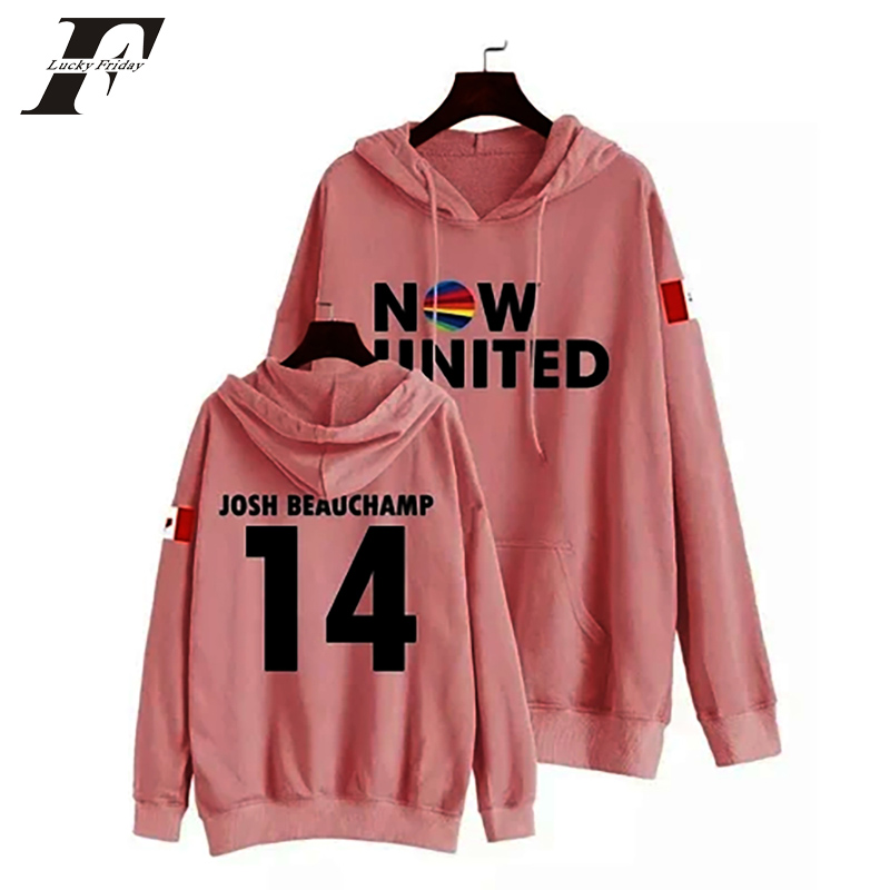 2020 Now United Hoodie Sweatshirts Josh Beauchamp 14 Pullover Kpop New Tracksuit Print Canada Casual Men Women Hooded Full 300g alx