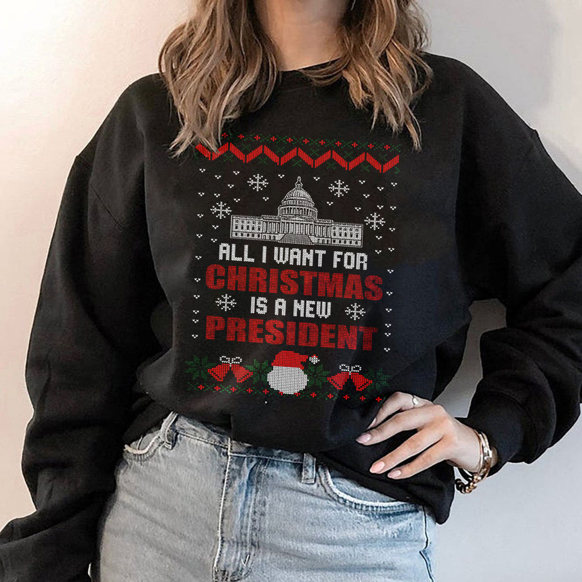 All I Want For Christmas Ugly Sweater 1